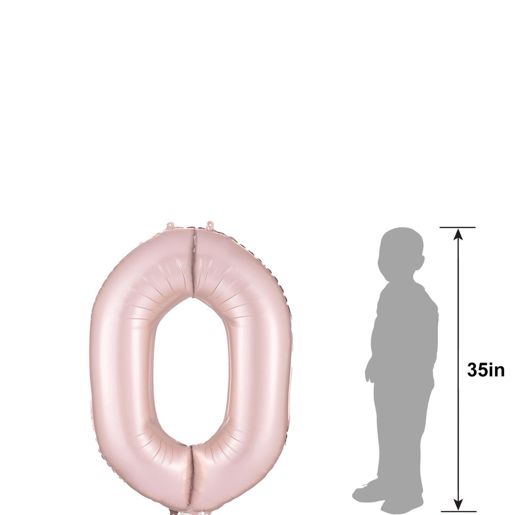 34in Number (0-9) Balloon, Assorted Colors