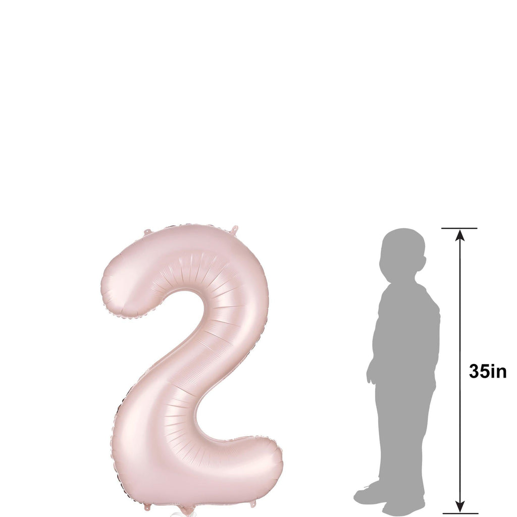 34in Number (0-9) Balloon, Assorted Colors