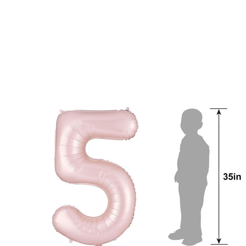 34in Number (0-9) Balloon, Assorted Colors