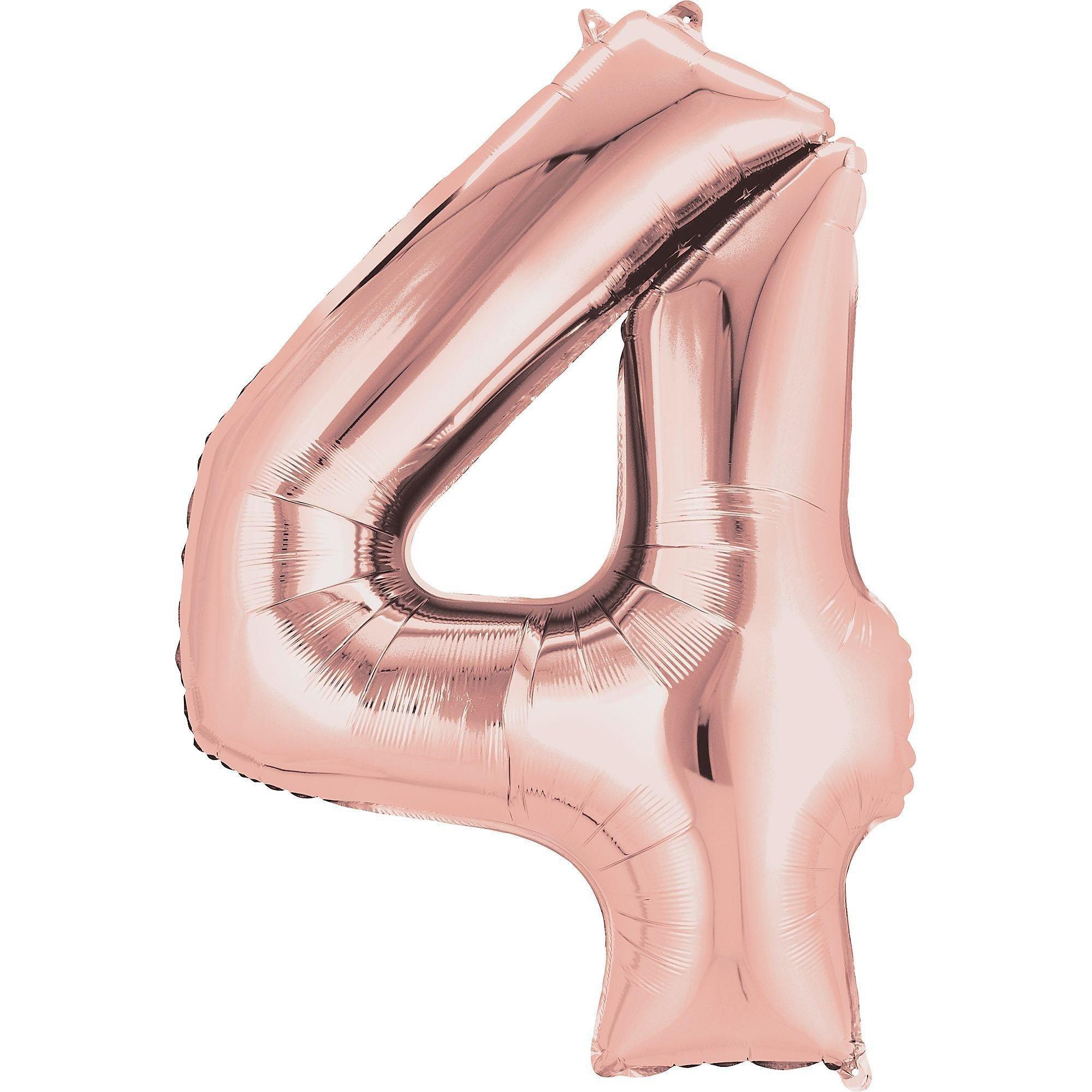 34in Number (0-9) Balloon, Assorted Colors