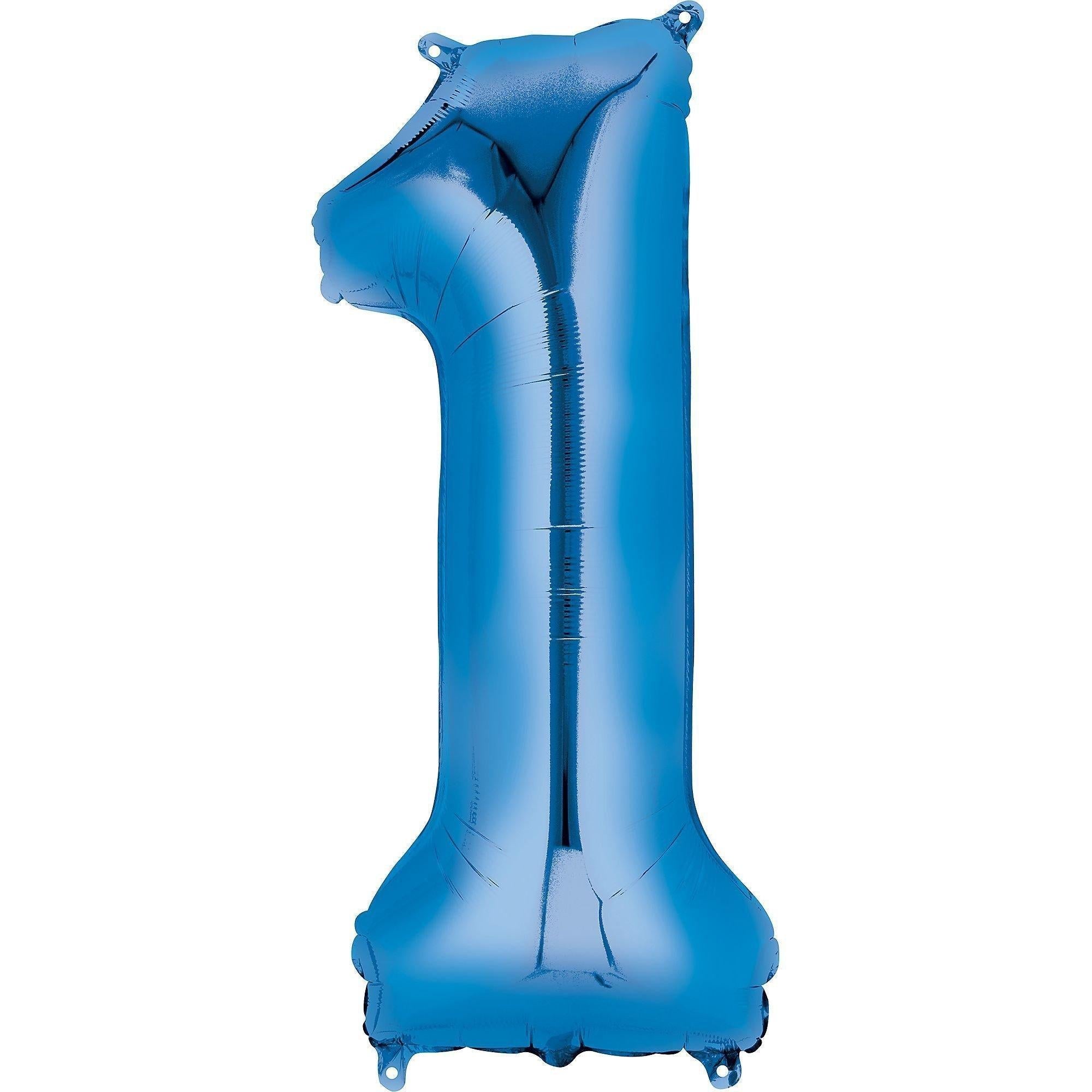 34in Number (0-9) Balloon, Assorted Colors