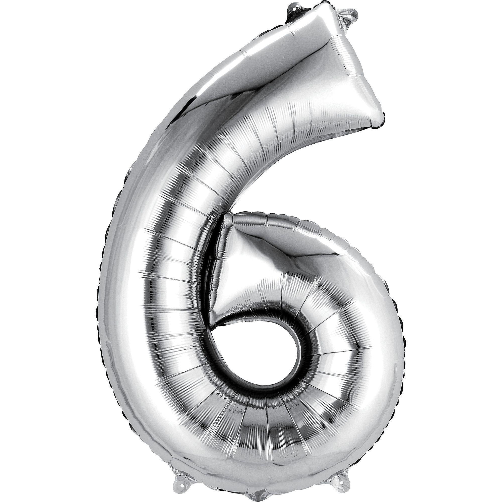 34in Number (0-9) Balloon, Assorted Colors
